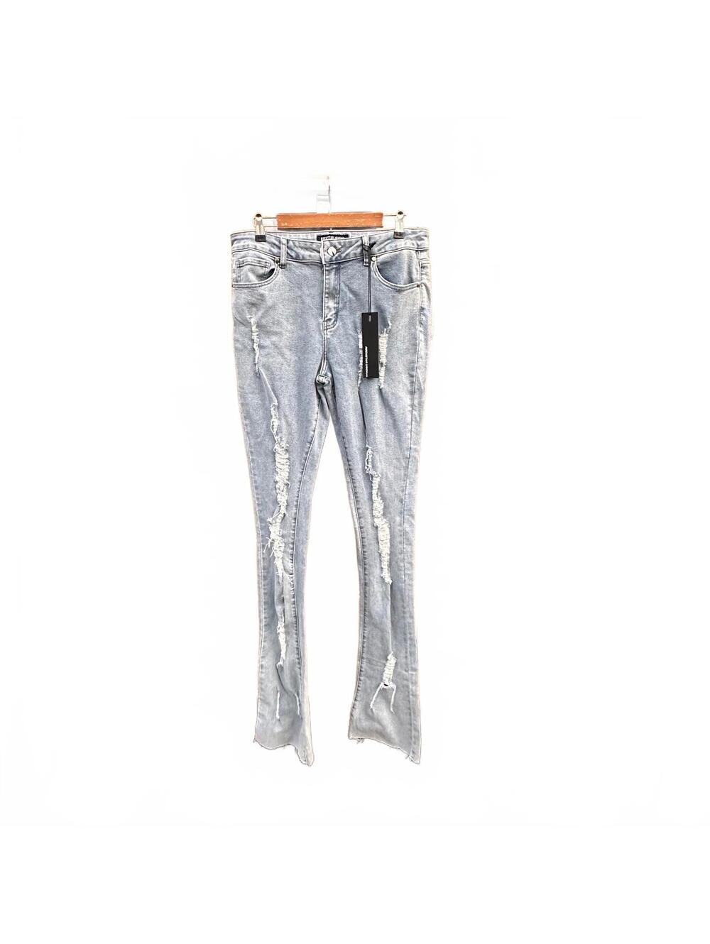 Rockstar Original Got A Crush Distressed Stacked Jeans XL NWT